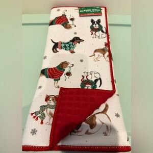 Super Cute Holiday Dog Drying Mat- NWT